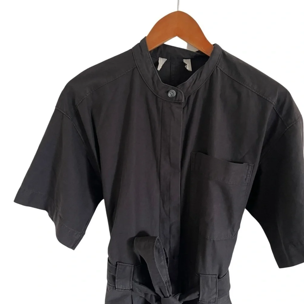 EVERLANE The Fatigue Short Sleeve Utility Jumpsuit Boilersuit